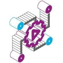 ícono Automatización y gestión